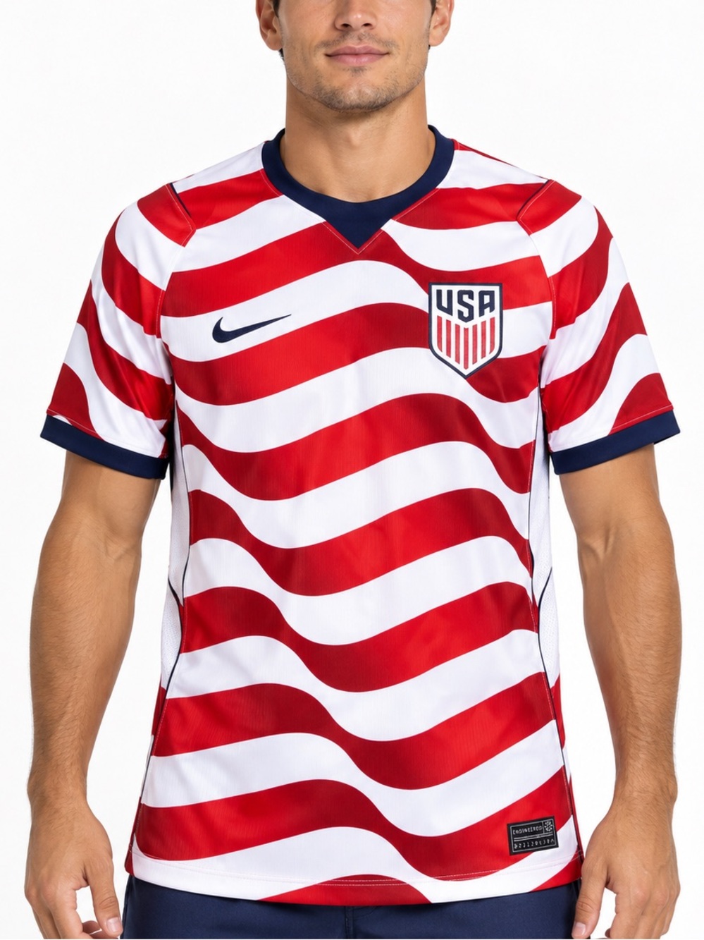 Nike USA 2026 men’s home Soccer Jersey Size large Red White Blue American shirt